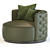 Charming Oscar Love Seat 3D model small image 2