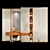 Modern Hallway Wardrobe Set 3D model small image 1