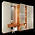 Modern Hallway Wardrobe Set 3D model small image 2