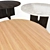 Menu Androgyne Dining Table: Scandinavian Design at its Finest 3D model small image 3