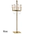 Sleek and Modern Ring Floor Lamp 3D model small image 1