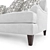 Omni 89: Classic Style Sofa with Deep Seating & Soft White Fabric 3D model small image 4