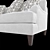 Omni 89: Classic Style Sofa with Deep Seating & Soft White Fabric 3D model small image 9