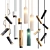 Modern Elegance: Four Hanging Lights 3D model small image 1