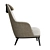 Poly S Armchair: Compact and Comfortable 3D model small image 3