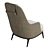 Poly S Armchair: Compact and Comfortable 3D model small image 4