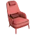 Poly S Armchair: Compact and Comfortable 3D model small image 5