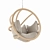DeepLounge Hanging Chair: Stylish and Comfortable 3D model small image 3