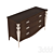 Elegant Galiano Dresser 3D model small image 1