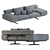 WING Antonio Citterio Sofa - Sleek and Stylish 3D model small image 2