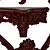 Elegant Tosconova Gaiole Console 3D model small image 4