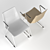 Corona Render Chair FX-05F 3D model small image 3