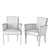 Dupre-Lafon Inspired Dining Chairs: Pollaro YF114 3D model small image 4