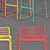 Hero Bar Stool: Stylish and Versatile 3D model small image 3