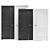 Classic Double and Single Doors 3D model small image 1