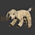 Golden Companion: GOSIG GOLDEN Soft Toy Dog 3D model small image 4