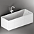 Flaminia Wash: Luxurious Ceramic Bath 3D model small image 2