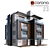 Modern 3D Residential Building 3D model small image 1