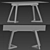 Elegant Poliform Sophie Dining Chair 3D model small image 4