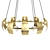 Droplet Perforated Glass Chandeliers 3D model small image 3
