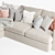 Luxurious Lounge II Sofa: Stylish & Spacious 3D model small image 4