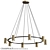 Elegant Round Chandelier - 2013 3D model small image 1