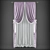 Elegant Blackout Curtains 3D model small image 1