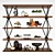 Bonaldo Tripodio Decorative Rack 3D model small image 1