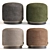 Elegant Eddy Pouf by Laskasas 3D model small image 1