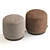 Elegant Eddy Pouf by Laskasas 3D model small image 2