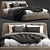 Lecomfort Calvin: The Perfect Bed for Ultimate Comfort 3D model small image 1