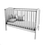 Title: IKEA Smogyora Baby Crib 3D model small image 3