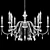 Luxury Crystal Mercedes Chandelier 3D model small image 2