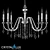 Mercedes SP8 Chrome/Smoke Chandelier 3D model small image 1