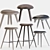 Mater Stools: Elegant Mid-Century Design 3D model small image 1