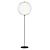 Elegant Steel Spokes Floor Lamp 3D model small image 1