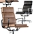 Elevate Your Workspace with Boss Leather Chair 3D model small image 2