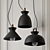 Sleek Colombo Pendant Light 3D model small image 1