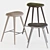 Mid Century Mater Stools 3D model small image 2