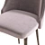 Nobel Upholstered Dining Chair 3D model small image 2