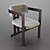 Modern Elegance: Dorotea Dining Chair 3D model small image 2