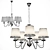 ARTE LAMP Furore A1150 - Elegant 5-light Chandelier 3D model small image 1