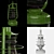 Title: Vintage Soviet "Bat" Kerosene Lamp 3D model small image 3