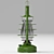 Title: Vintage Soviet "Bat" Kerosene Lamp 3D model small image 6