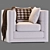 Adonia Chair: Sleek and Stylish Seating 3D model small image 1
