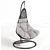 Modern Synthetic Fiber Hanging Chair 3D model small image 1