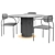 Modern Dining Set: Table & Chair 3D model small image 6