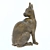 Mystic Sphinx Cat Figurine 3D model small image 2