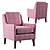 Alice Accent Chair: Timeless Elegance for Your Home 3D model small image 7