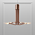 Modern LED Chandelier: a Tree of Light 3D model small image 1